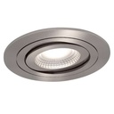 Spot encastré rond GU10 orientable a ressorts ALU