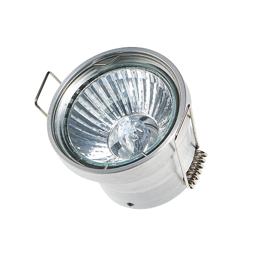 Spot encastré rond GU10 niet-orientable a ressorts ALU