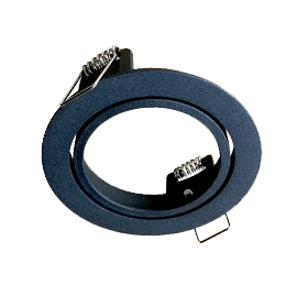 Armature orientable rond Spot encastré pour module LED, excl L4Y LED module (1268/1270) NOIR