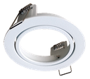 Armature orientable rond Spot encastré pour module LED, excl BL4Y LED module (1268/1270) BLANC