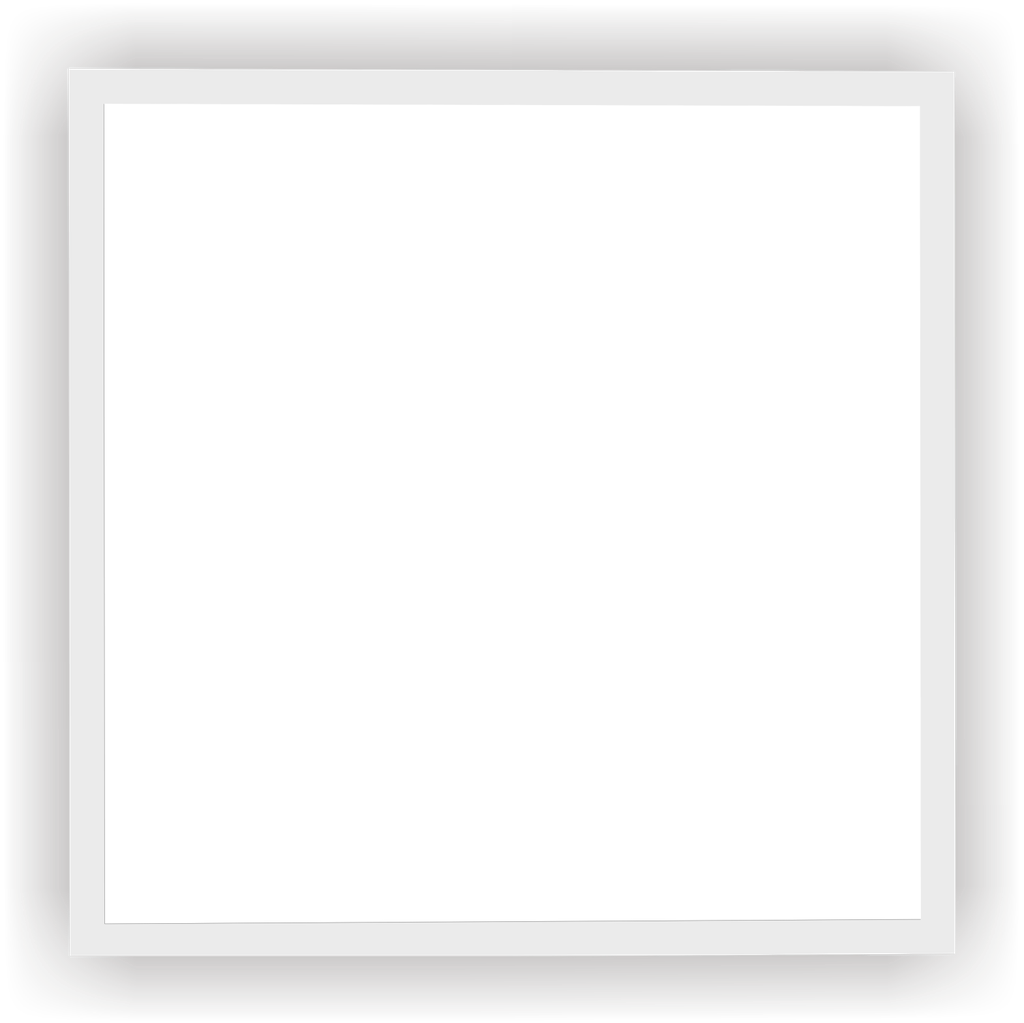 Dalle LED 595x595mm pour faux plafond 40W 4000Lm 4000K incl driver non dimmable BLANC