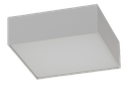 Plafonnier apparent LEDpanel carré 15W 3000K 1500Lm  170x170x55mm BLANC