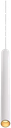Suspension tube led 400mm 7W 2700K 600lm Blanc/doré