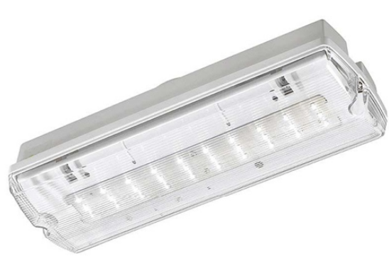Bloc secours apparent 3 heures avec batterie 1x3,6V 4000K CRI>80