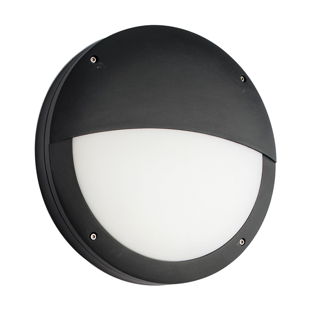 Plafonnier hublot étanche avec casquette IP65 IK10 led 15W 3000k 1350lm 120°