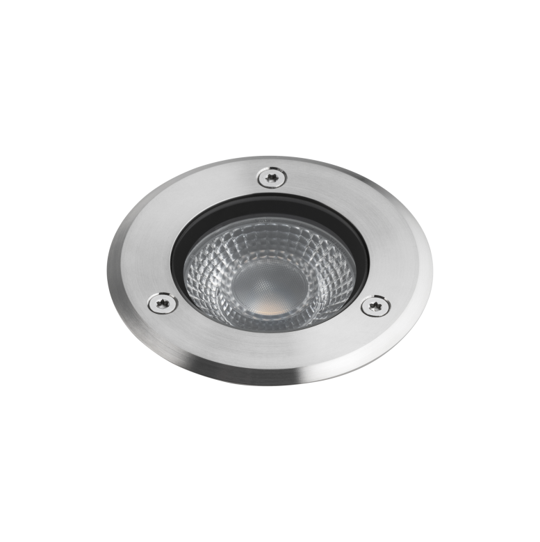 Recessed uplighting IP66-IP68 (5m) Aro Big ø100 LED 13.2W 3000K 24V-PWM AISI 316 stainless steel 964lm