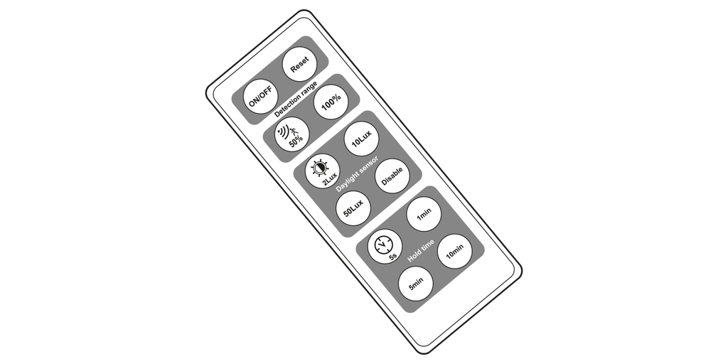 Télécommande pour OSLO à détection HF • 2 PILES CR2025 NON INCLUSES