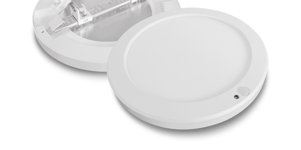 Downlight FULLSMART 18W, CCT, encastrement adaptable, sensor PIR