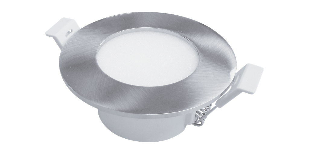 Spot Jupiter 7 watts, IP44, collerette nickel brossé, blanc naturel 4