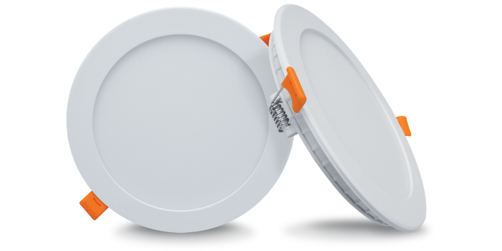 Downlight SNOW 12 watts alimentation intégrée - BLANC CHAUD - 975 lm