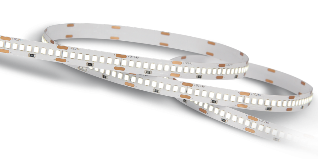 Ruban 2835-IT, 7.7W/m, 24 VDC, IP20, 4000K, 5 mètres