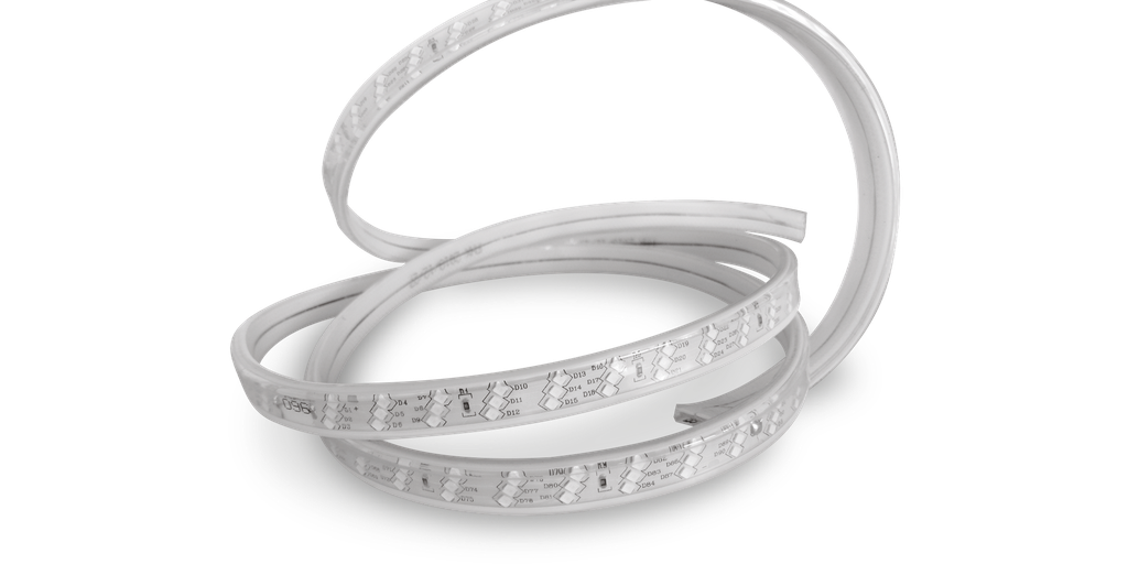 Ruban de CHANTIER 220 volts, 6000K 3 lignes, longueur 50m, 15 W/m