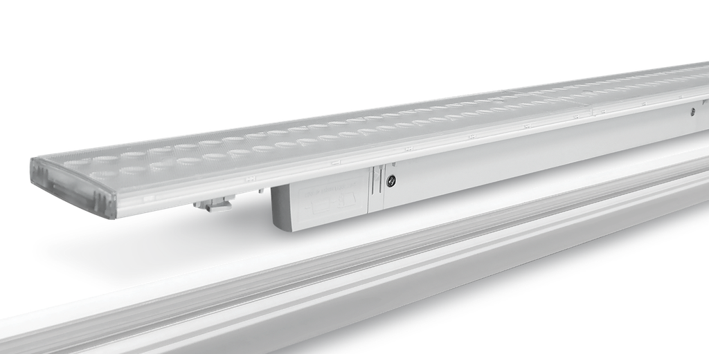 Ligne continue MERCURE -XHE 50W 1500mm 90° 3000K Blanc 