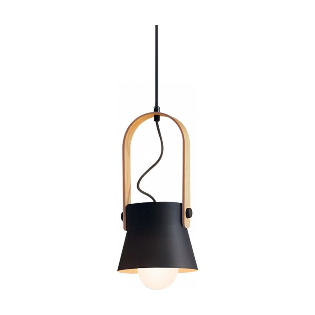 PENDANT 1L BLACK-WOOD