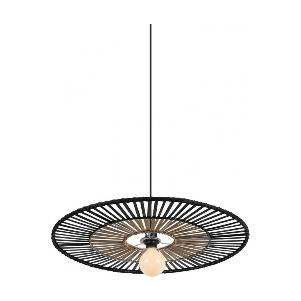 PENDANT LAMP E27 MAX 40W BLACK BAMBOO