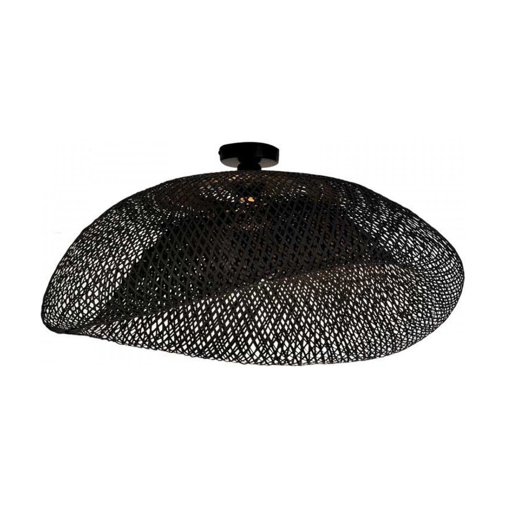 CEILING LIGHT 1XE27 BAMBOO BLACK