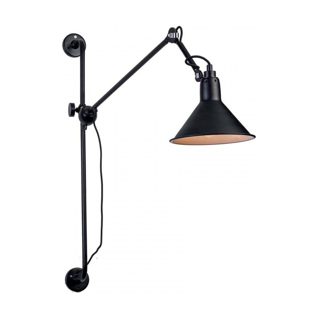 SCONCE 1L STEEL BLACK