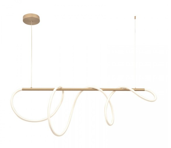 PENDANT LIGHT LED 60W GOLD MAT