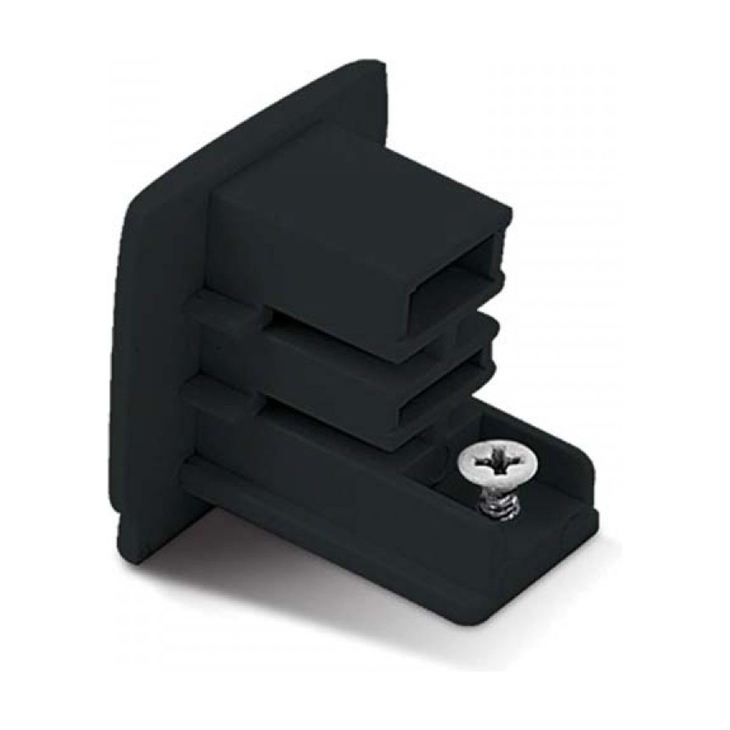 END CUP FOR 3-PHASE TRACK BLACK 100-240V