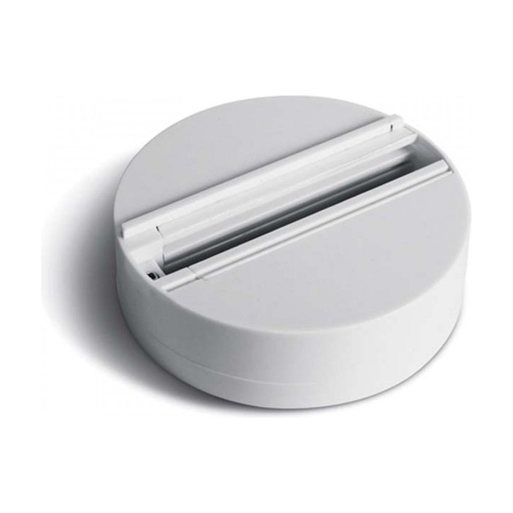 SURFACE MOUNT BASE FOR 3-PHASE TRACKS 100-240V WHITE