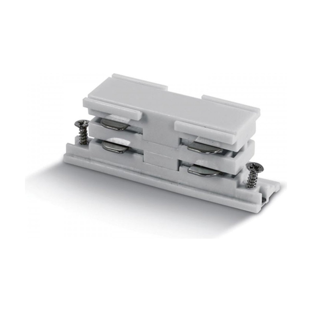 INNER CONNECTOR FOR 3 CIRCUIT LIGHTING TRACK WHITE 100-240