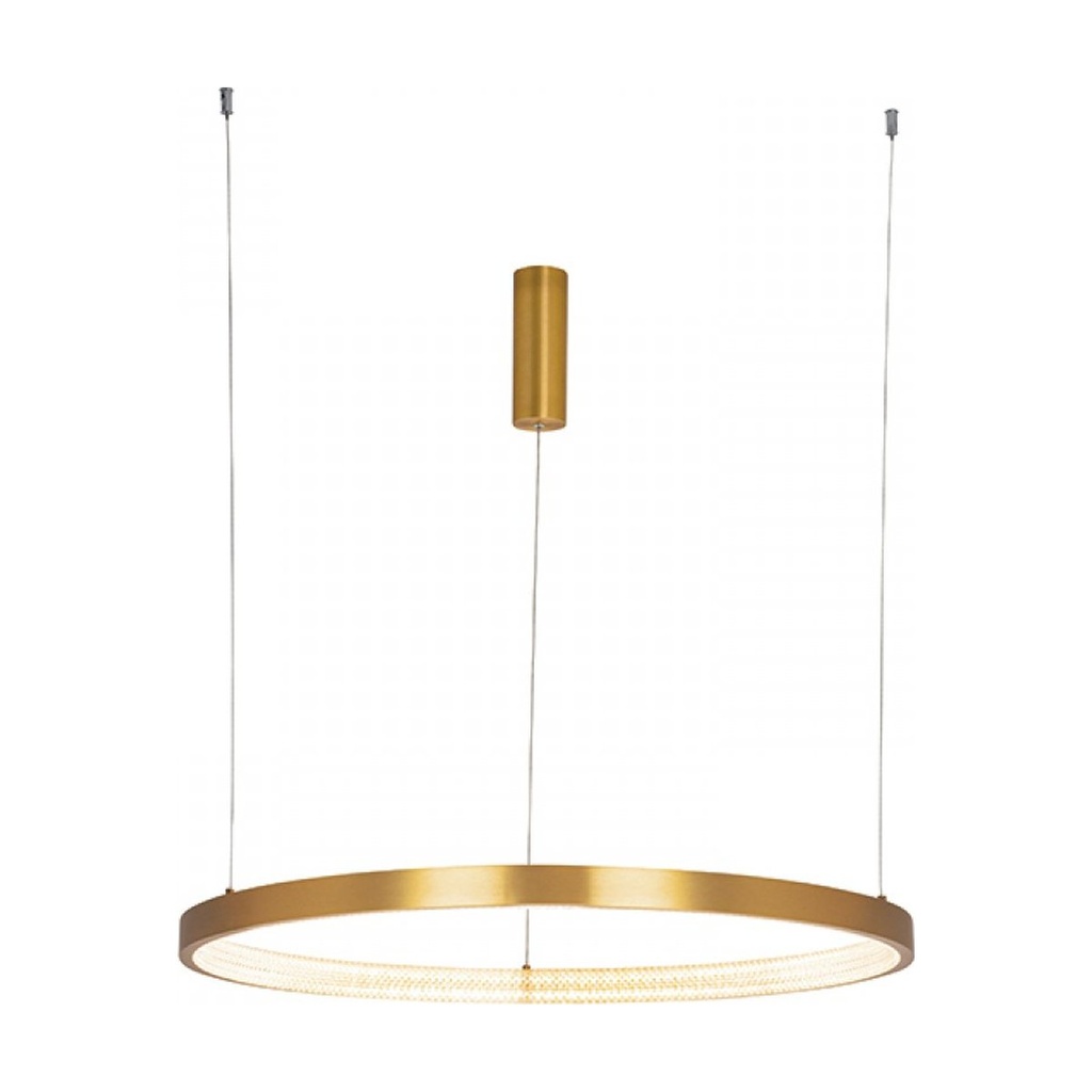PENDANT LIGHT 50W 3000K ALUMINIUM-ACRYLIC   BRUSHED GOLD MATT  