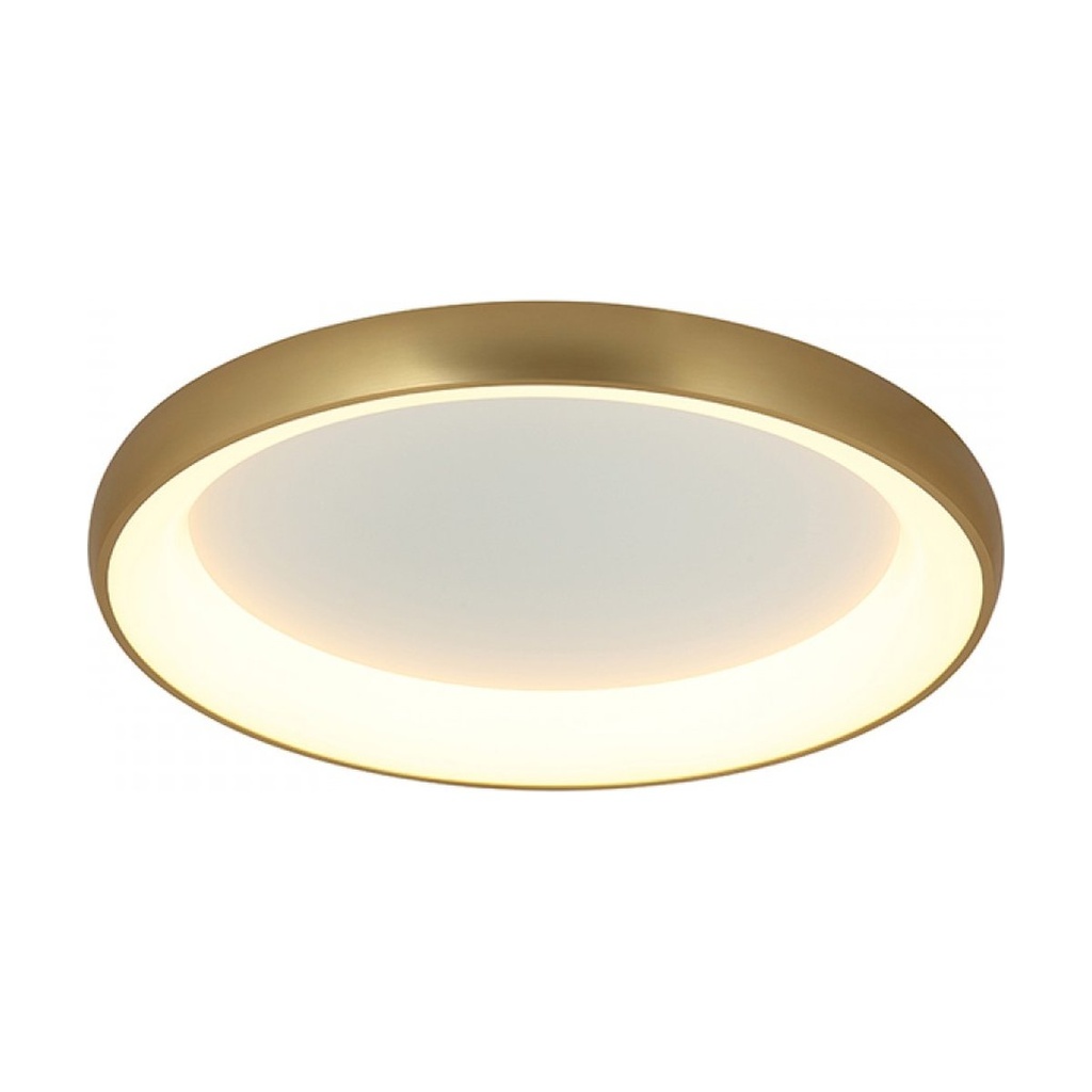CEILING LED LIGHT 43W 3000K ALUMINΙUM BRUSHED GOLD