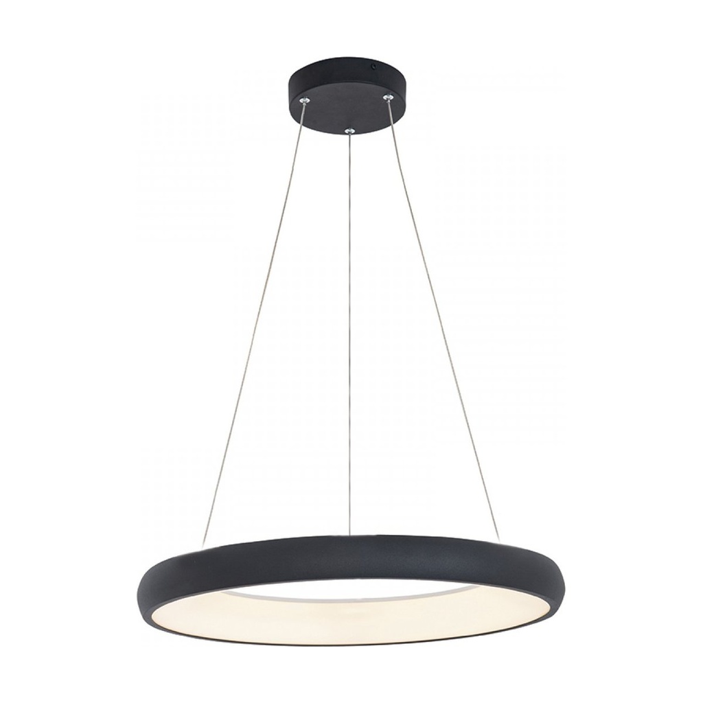 PENDANT LED LIGHT 50W 3000K ALUMINΙUM BLACK