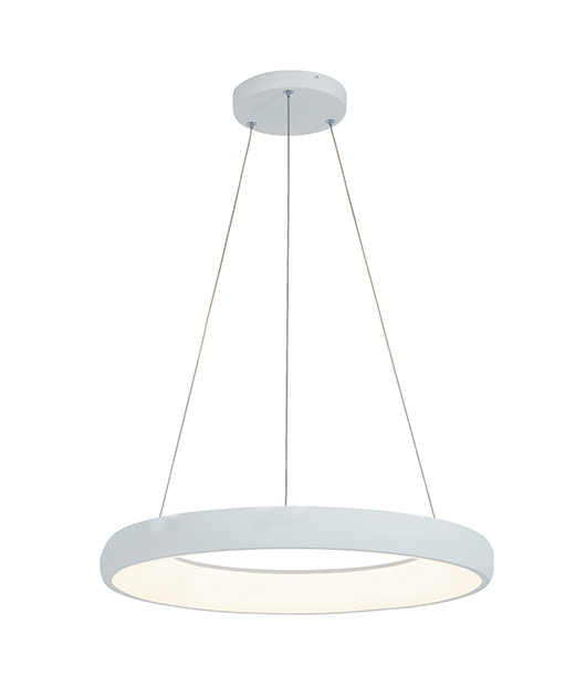 PEDANT LIGHT 50W 3000K , ALUMINUM & ACRYLIC   MATT WHITE