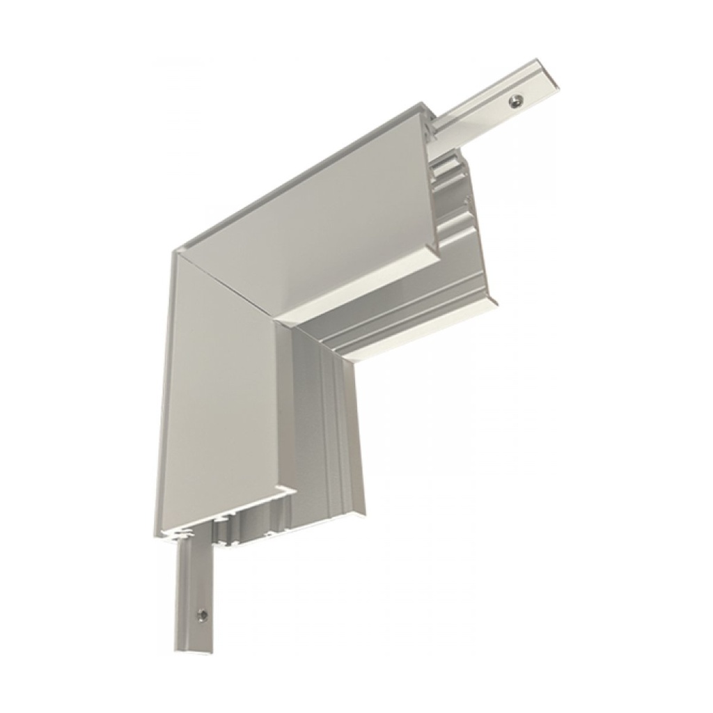 RECESSED CORNER CONNECTOR VERTICAL WHITE
