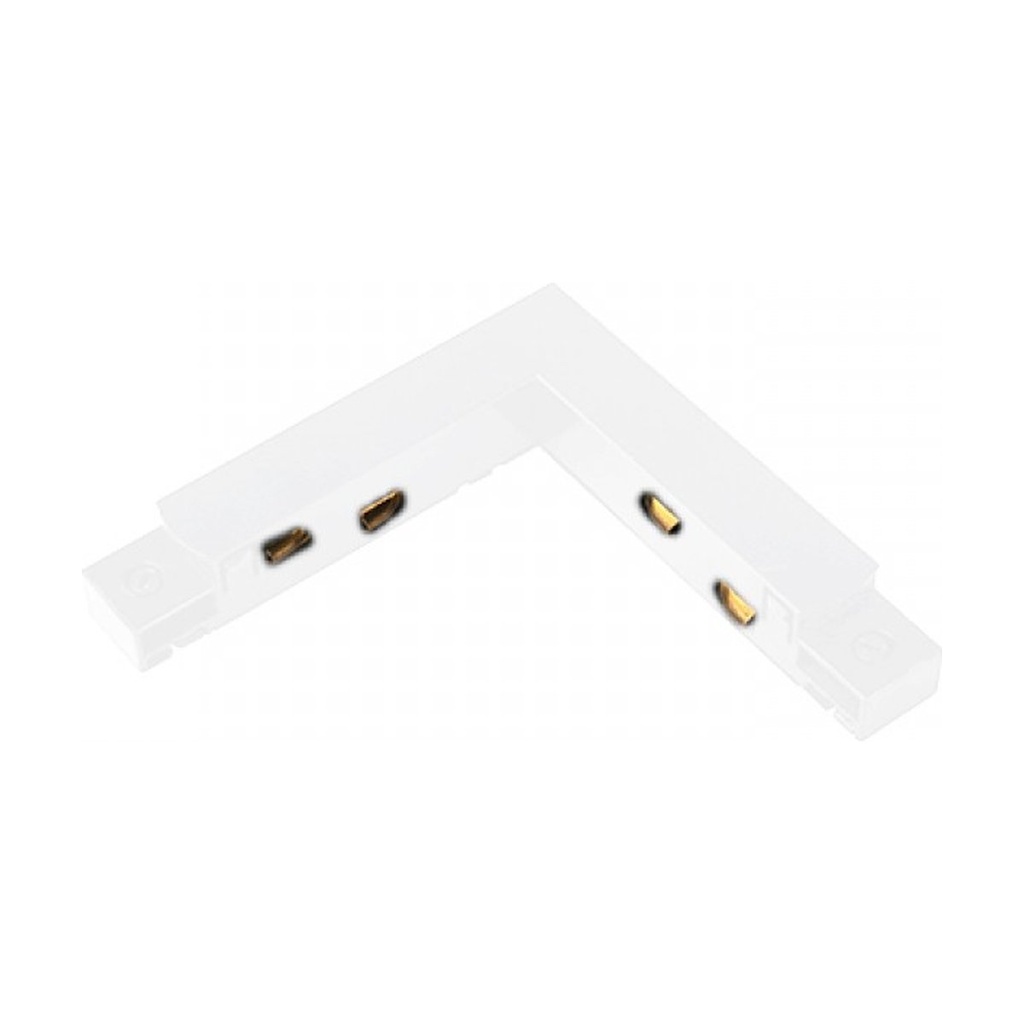 CORNER CONNECTOR FOR 48V MAGNETIC TRACKS WHITE 