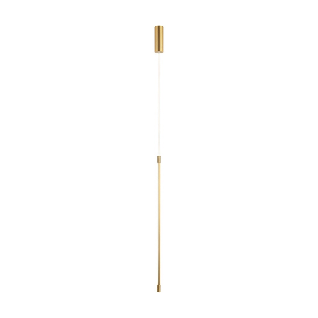 LED PENDANT LAMP 12W 3000K ALUMINIUM GOLD