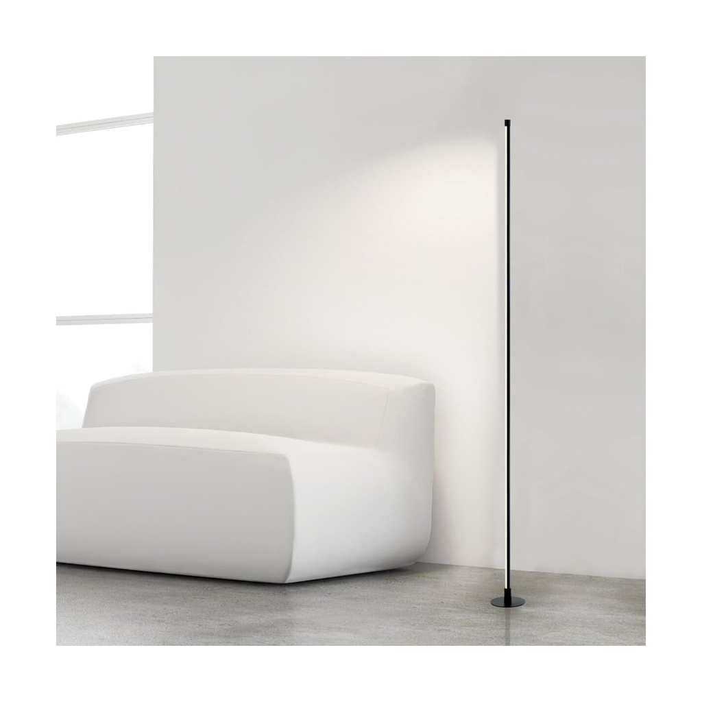 LED FLOOR 20W 3000K  ALUMINIUM  BLACK