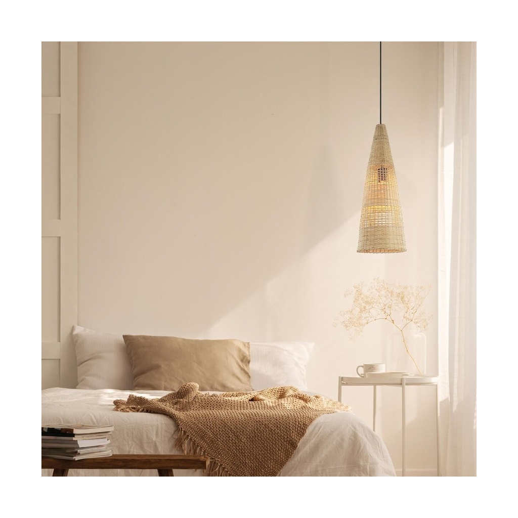 PENDANT LAMP E27 MAX 40W METAL BAMBOO