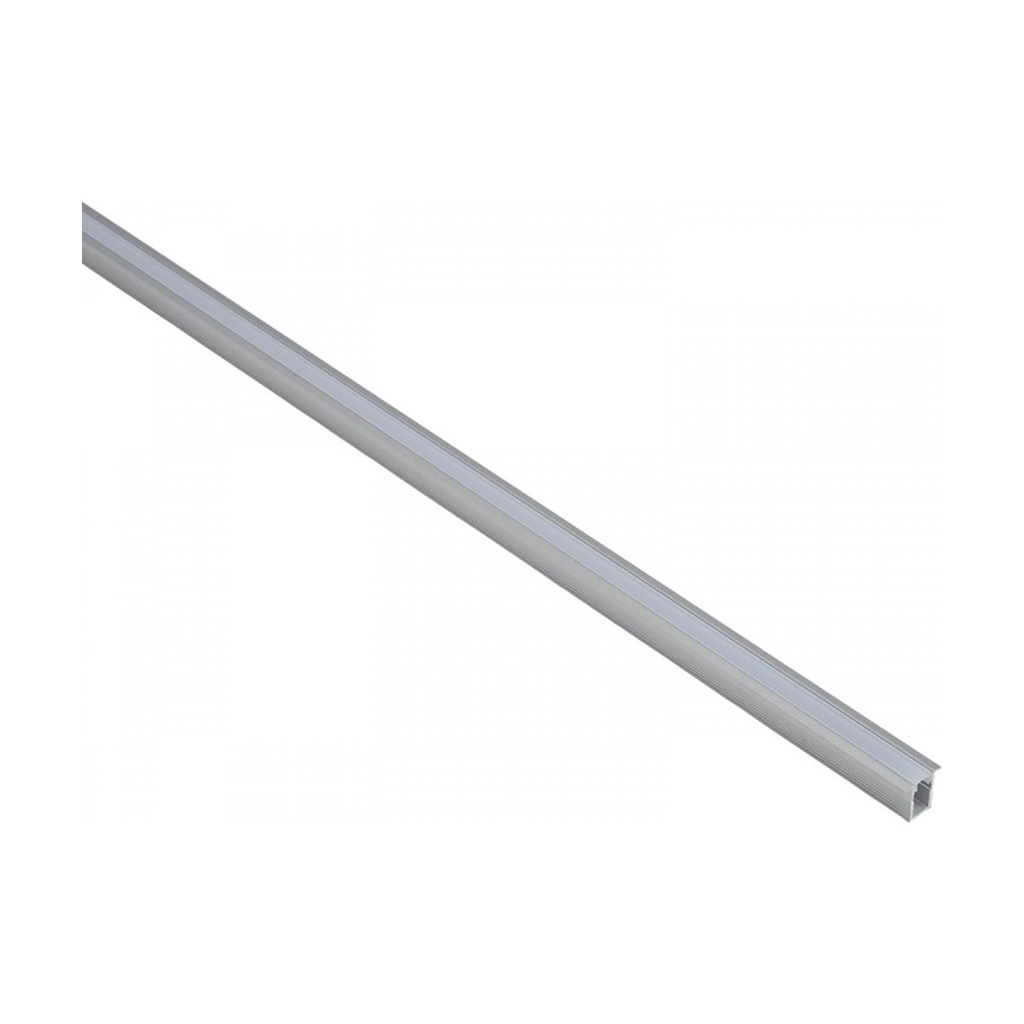 ALUMINIUM PROFILE 2M  WITH OPAL PC COVER 2M