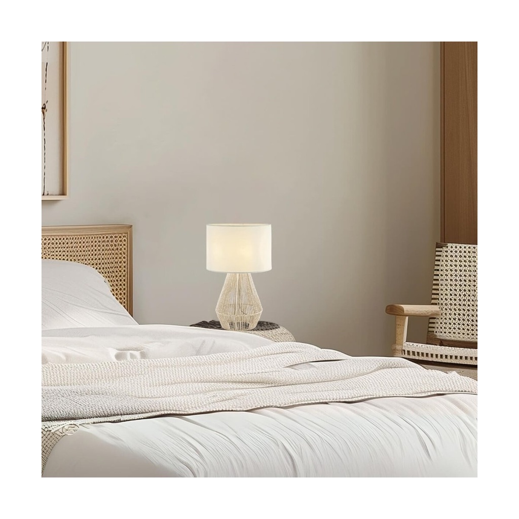 TABLE LAMP E27 MAX 40W METAL THREAD STRING CORD