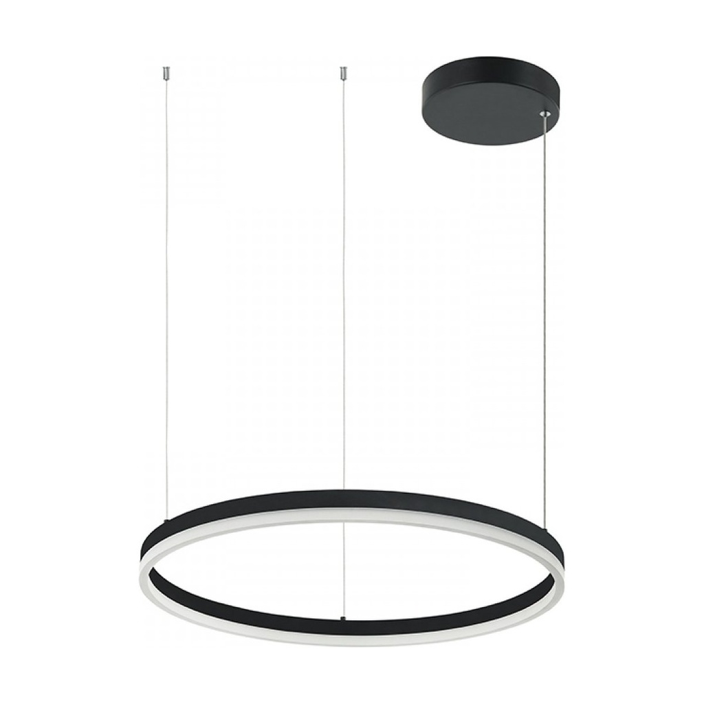 LED PENDANT LIGHT  42W 3000K  ALUMINIUM  & ACRYLIC BLACK