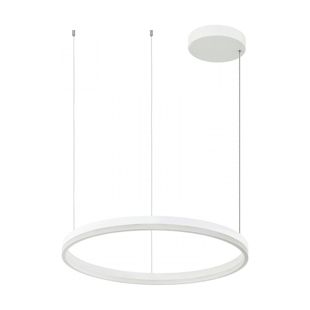42W LED PENDANT LIGHT 42W 3000K ALUMINIUM  & ACRYLIC WHITE