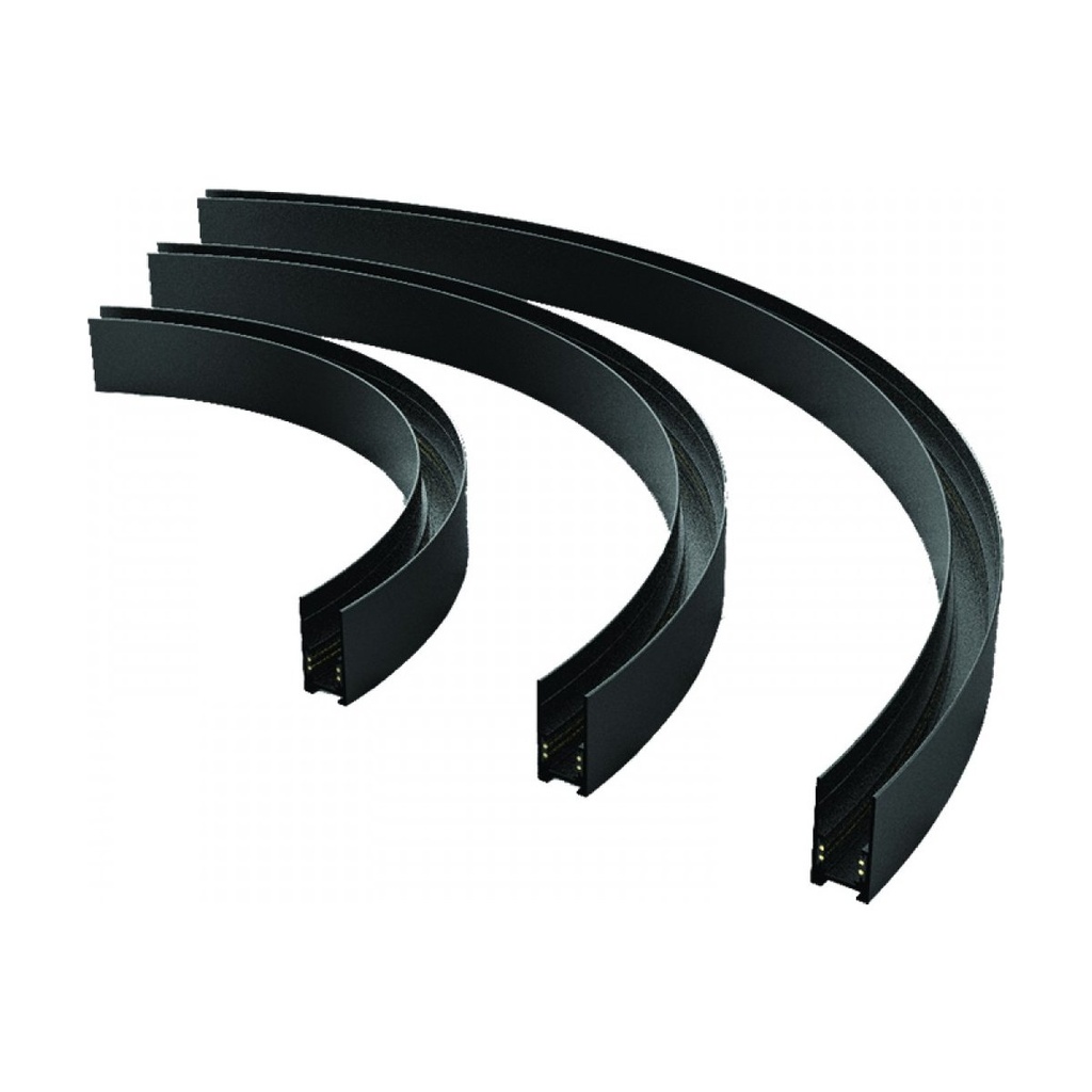 SURFACE CURVED TRACK D:600 MM BLACK