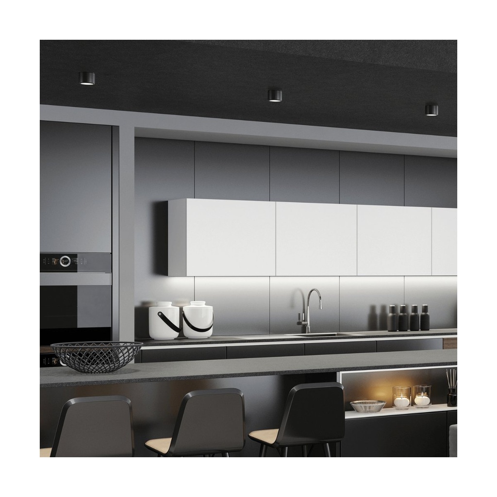 LED CEILING LIGHT LED 8W 3000K SANDY BLACK