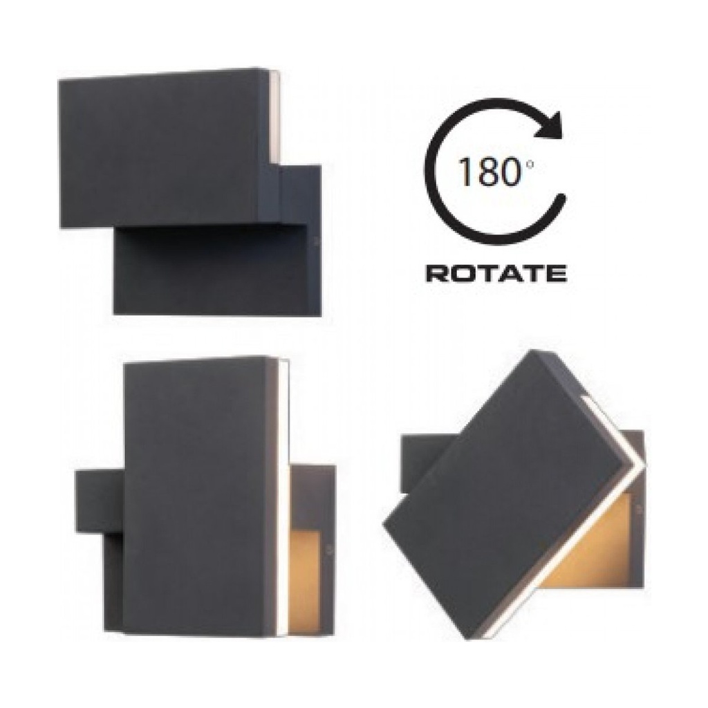 OUTDOOR SCONCE LED 9W GRAPHITE