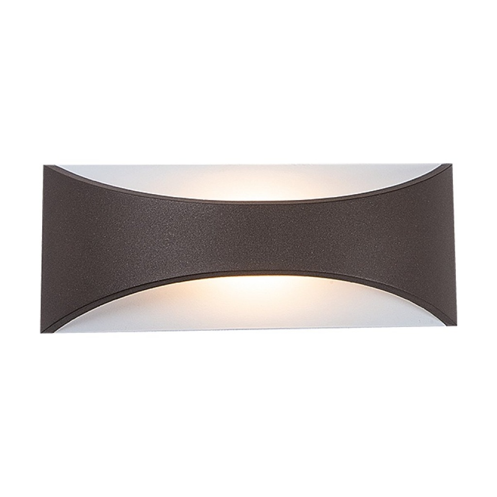 OUTDOOR  LED WALL LAMP 11W ALUMINIUM  3000K  BROWN