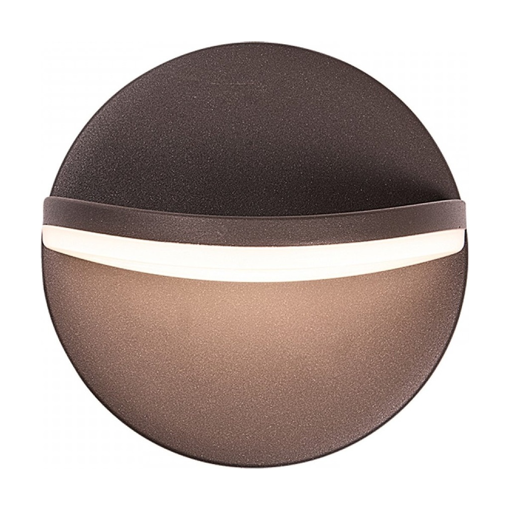 LED WALL LAMP 16W ALUMINIUM  3000K  BROWN