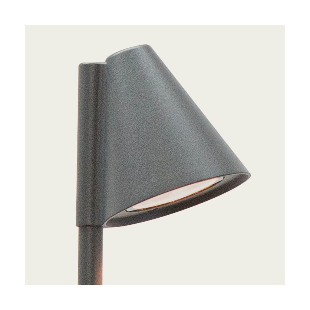 OUTDOOR POST LAMP  6W  ALUMINIUM GRAPHITE