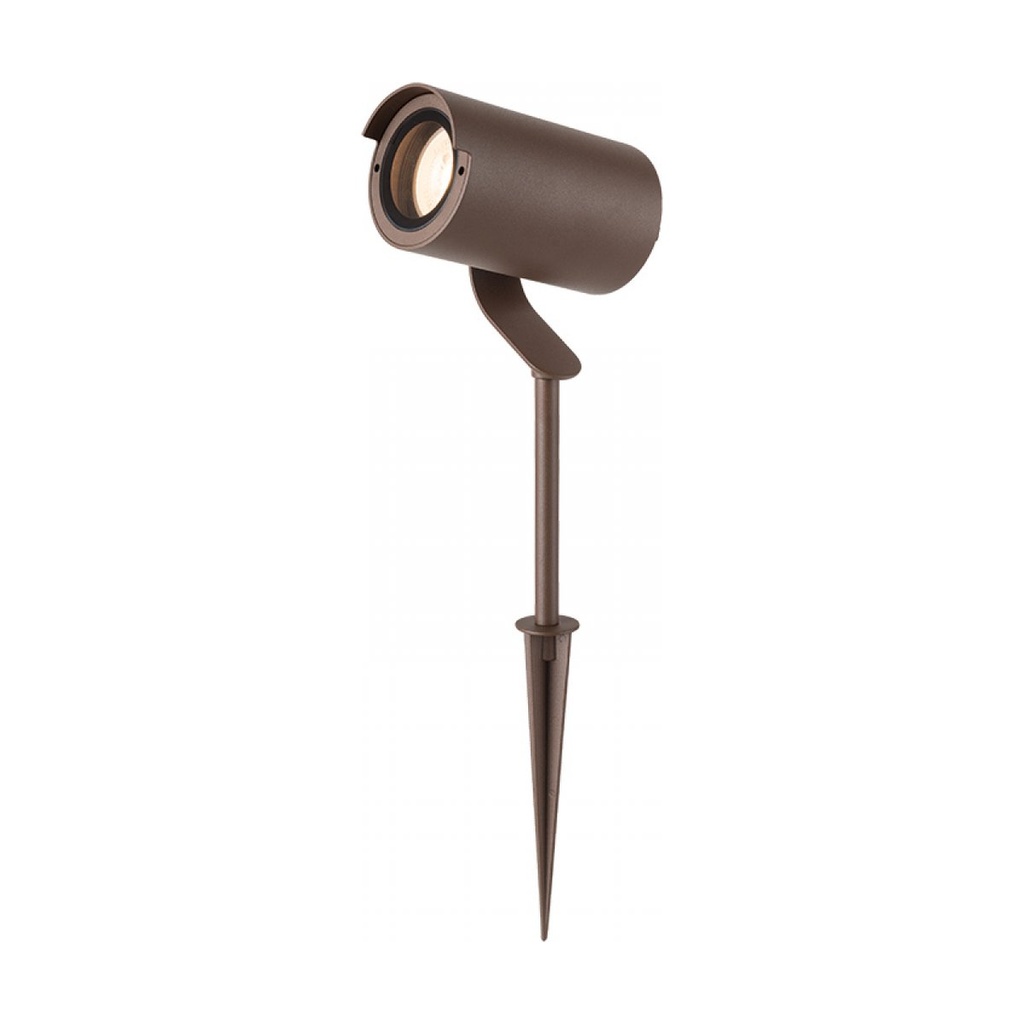 OUTDOOR SPIKE-POST LIGHT 1XGU10 ALUMINIUM DARK BROWN