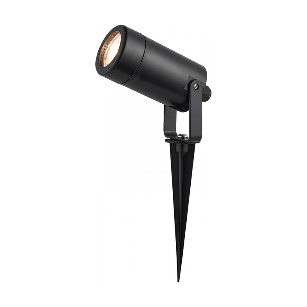 OUTDOOR SPIKE LIGHT 1XGU10 ABS BLACK