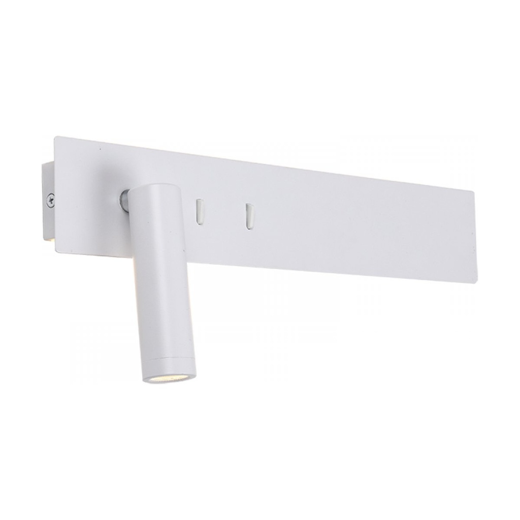 SCONCE LED 3W+10W METAL WHITE