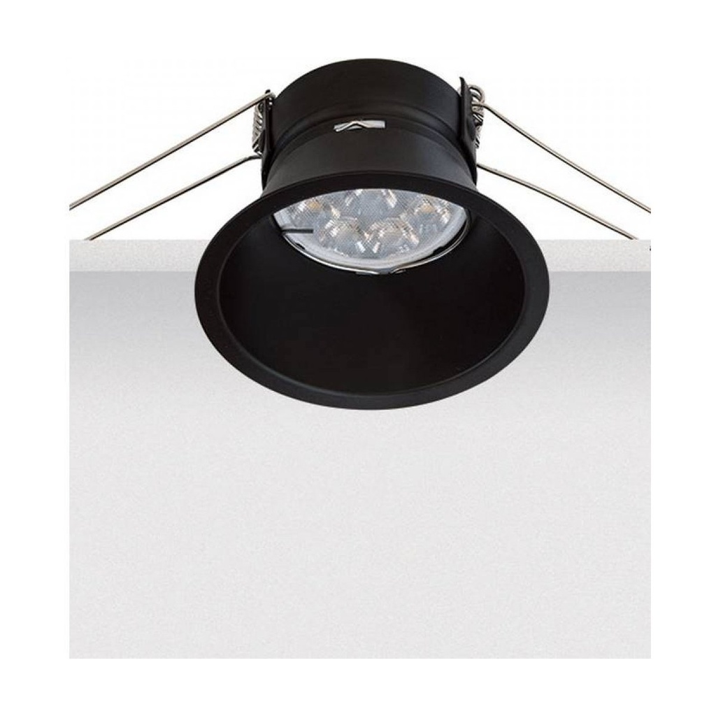 RECESSED SPOT 1XGU10 ALUMINIUM BLACK MATT