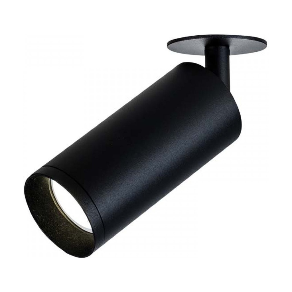 RECESSED SPOT 1XGU10 BLACK ΜΑΤΤ