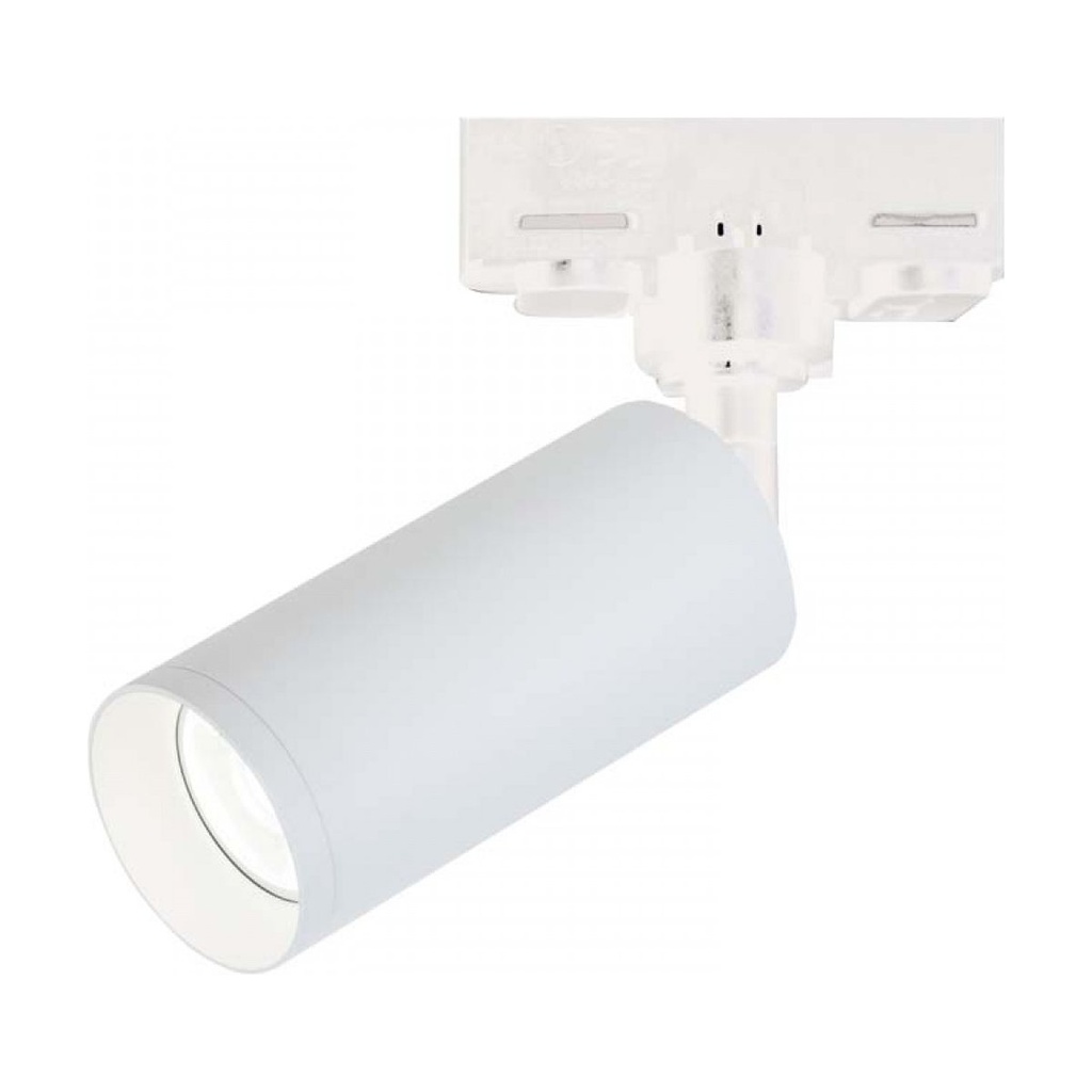 3-PHASE TRACK LIGHT 1XGU10 WHITE ΜΑΤΤ